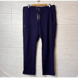 Figs Scrub Pants Mens Size XXL Navy Technical Collection Medical Nursing Pockets